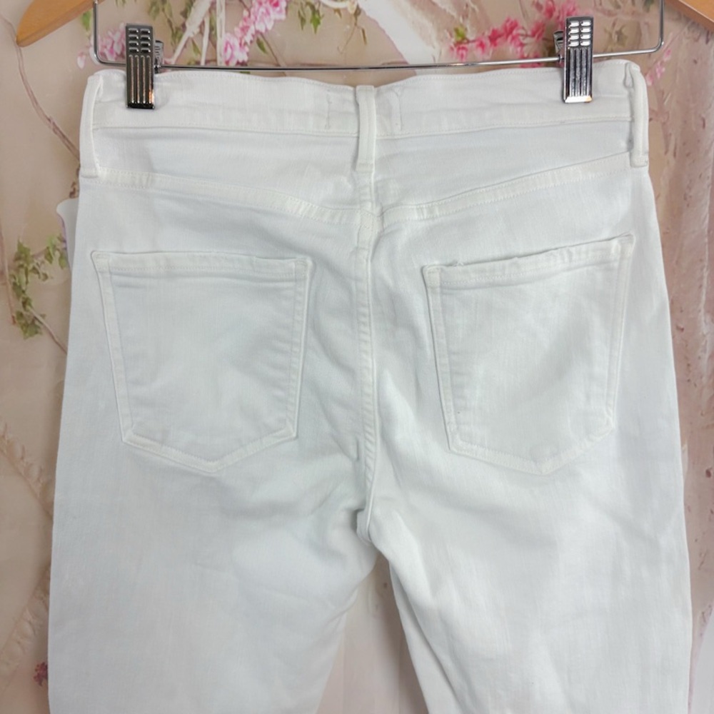 AGOLDE Sophie crop high rise Women's White Jeans - Picture 6 of 10